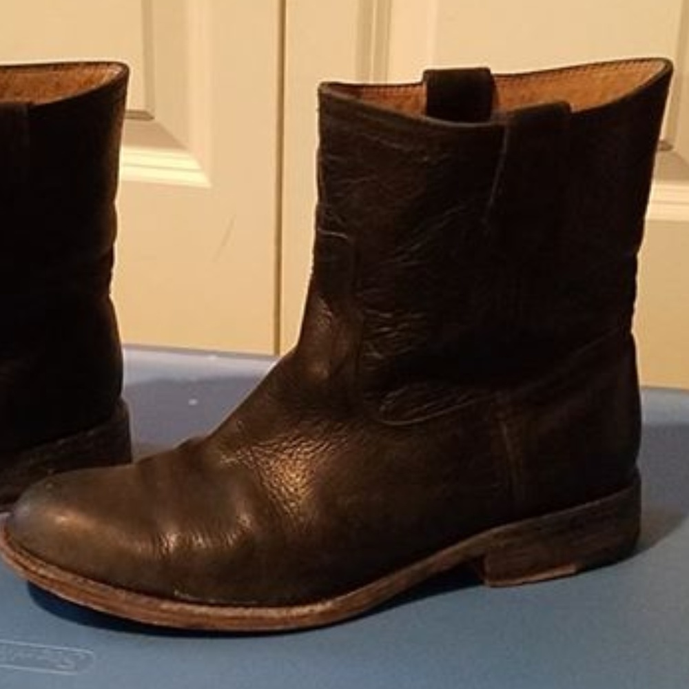 Frye Black Leather Boots